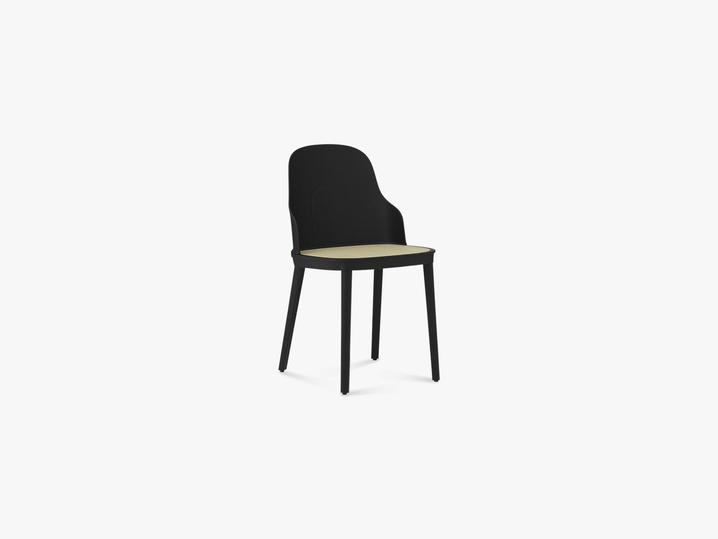 Allez Chair Molded wicker, Black