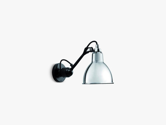 Lampe Gras N304 Hardwired, Mat Sort/Krom