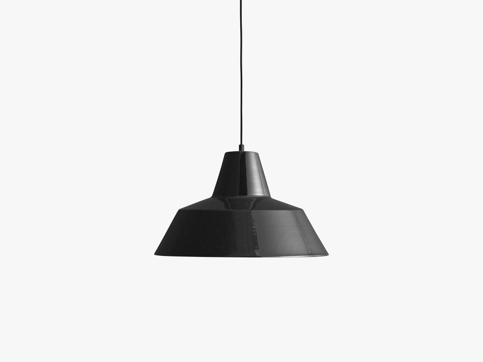 Workshop Lamp W4, Shiny Black