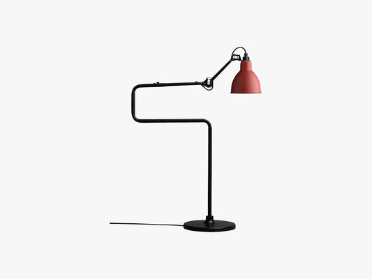 Lampe Gras N317, Mat Sort/Mat Rød