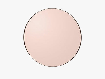 Round Mirror - Small, Rosa
