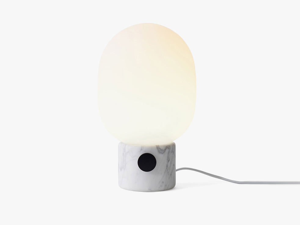 JWDA Table Lamp, White Marble