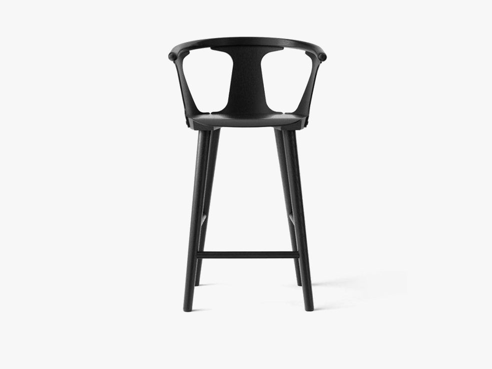 In Between Counter Stool - SK7 - 65cm, Black lacquered