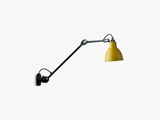 Lampe Gras N304 Hardwired L140, Mat Sort/Mat Gul