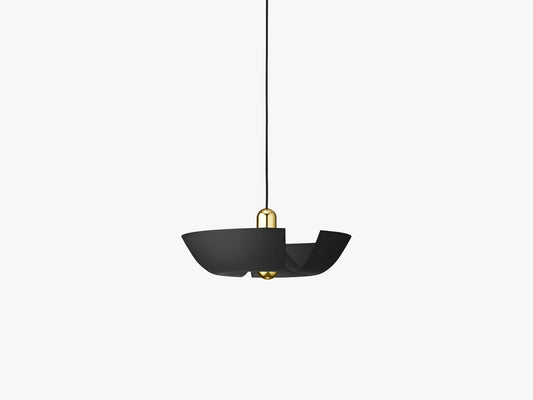 CYCNUS Pendant, Ø45, Black/Gold