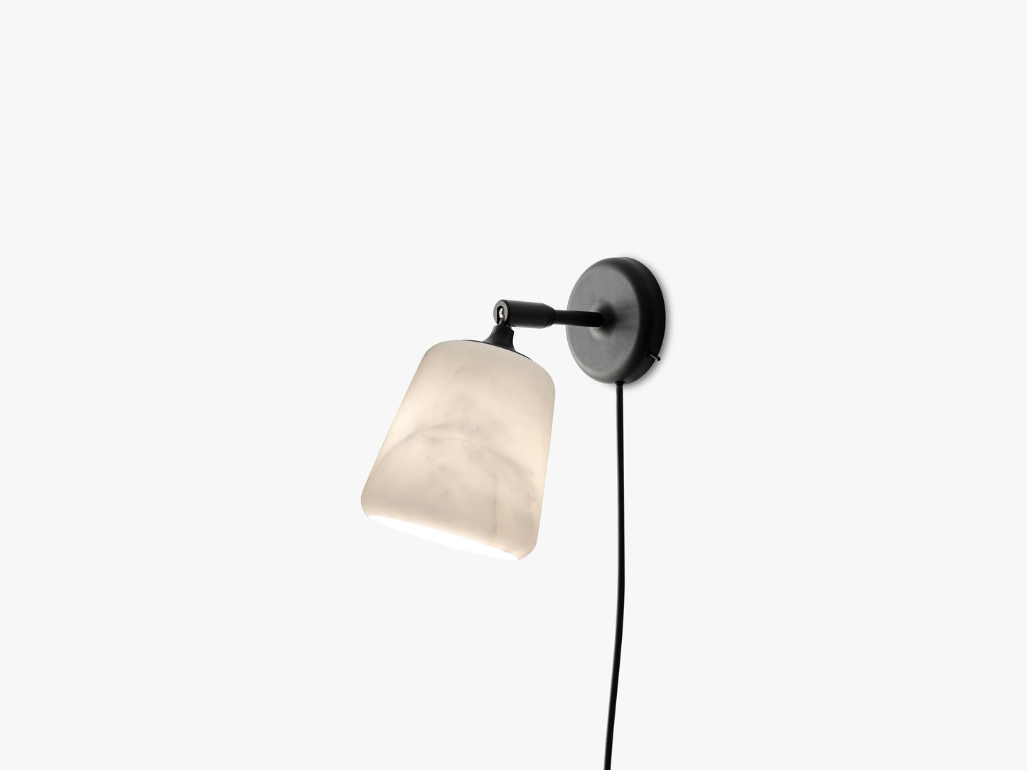 Material Wall Lamp, The Black Sheep(Wh Marble/BL)