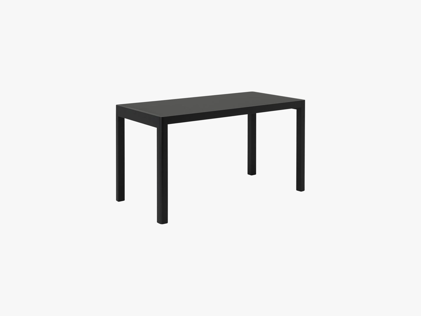 Workshop Table, Black Linoleum/Black