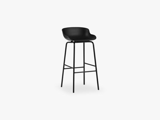 Hyg Barstool 75 cm Steel, Black
