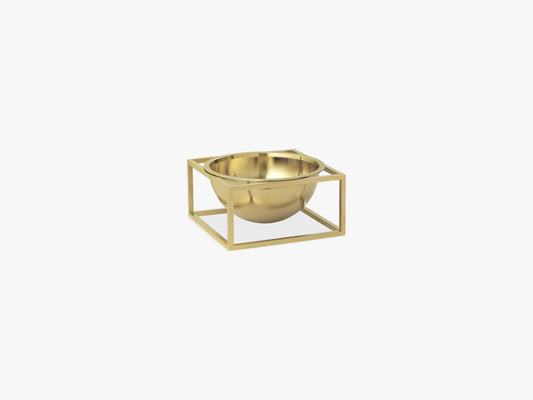 Kubus Bowl centerpiece small, brass