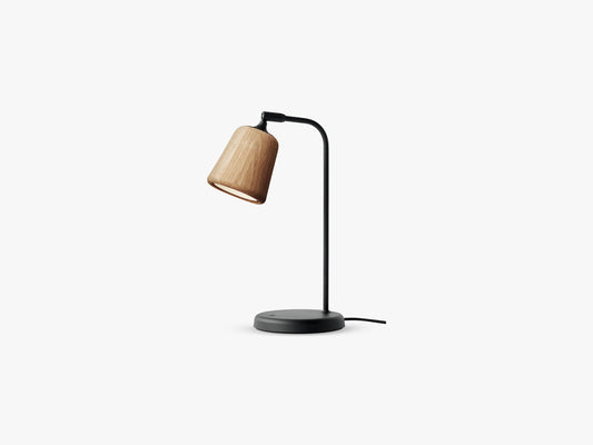 Material Table Lamp, Natural Oak
