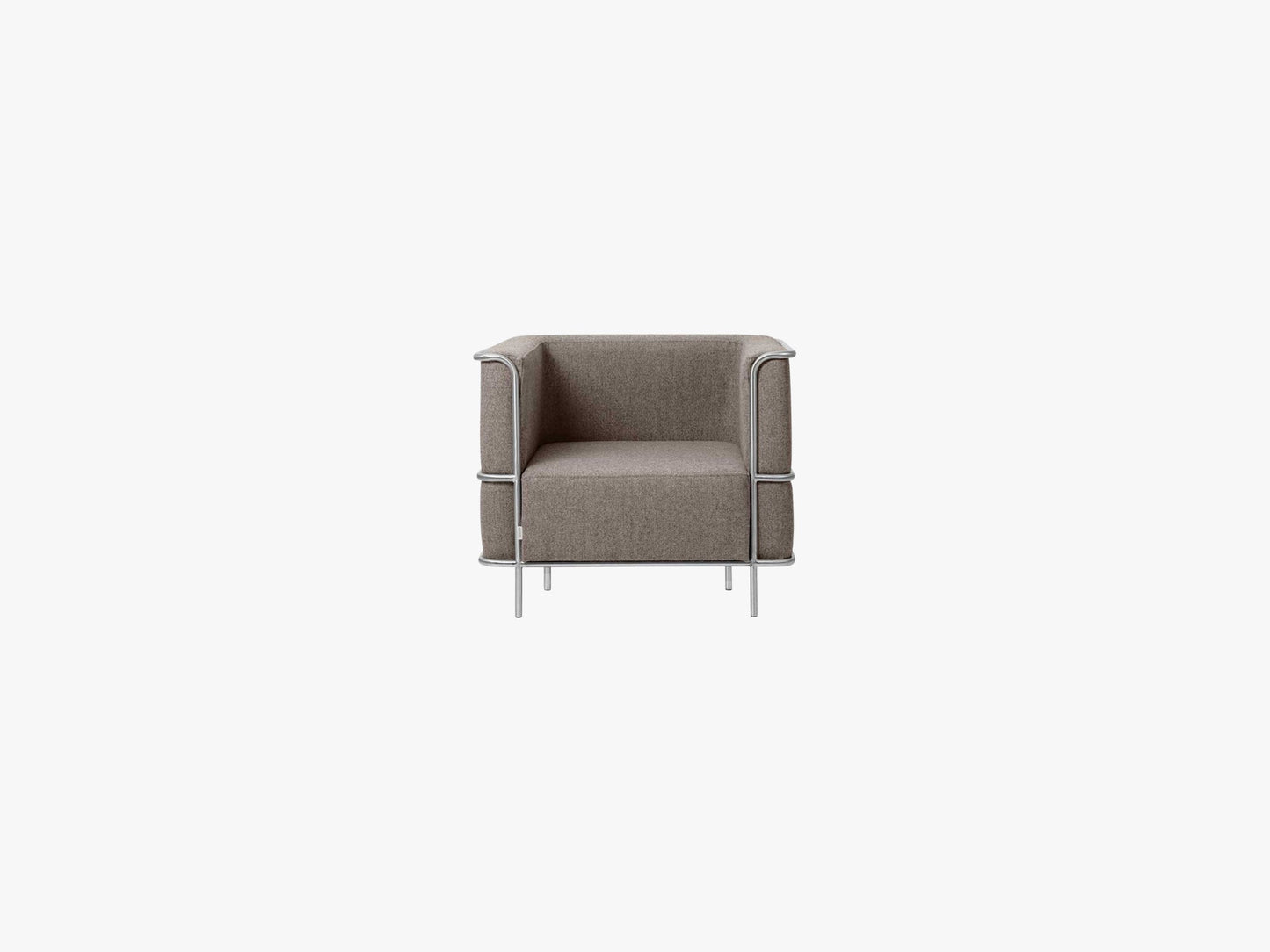 Modernist Lounge Chair, Beige