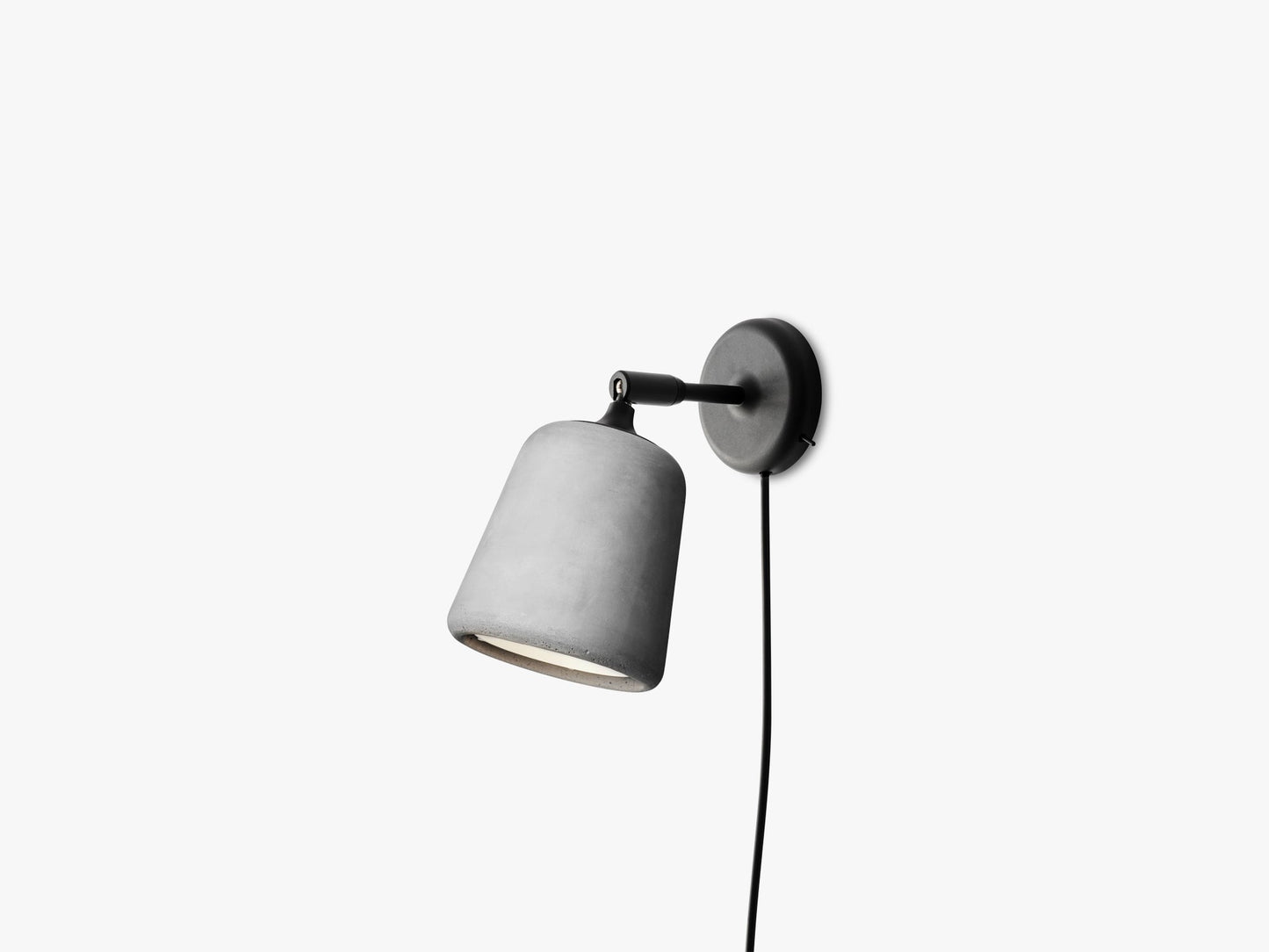 Material Wall Lamp, Light Grey Concrete