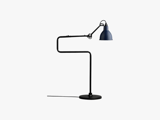 Lampe Gras N317, Mat Sort/Mat Blå