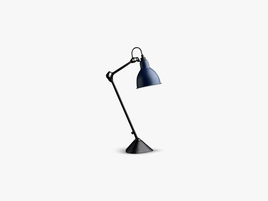 Lampe Gras N205, Mat Sort/Mat Blå