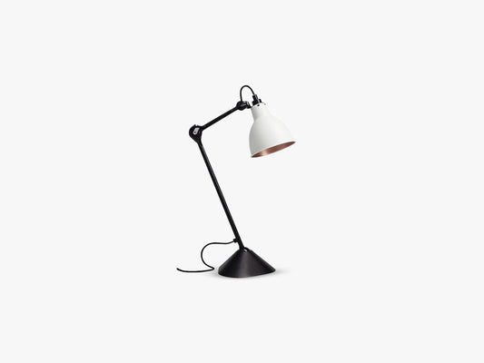 Lampe Gras N205, Mat Sort/Hvid/Kobber
