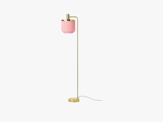 Fringe Floor Lamp, Pale pink