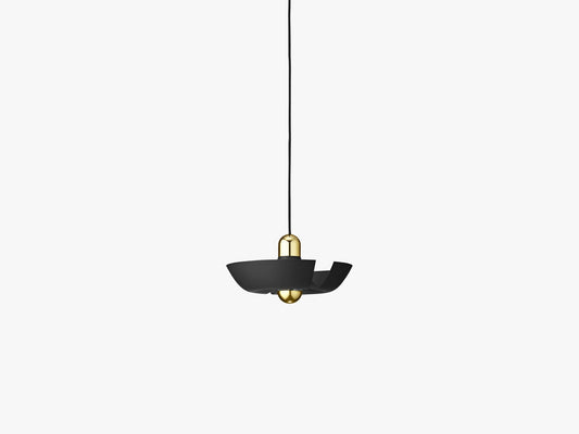 CYCNUS Pendant, Ø30, Black/Gold