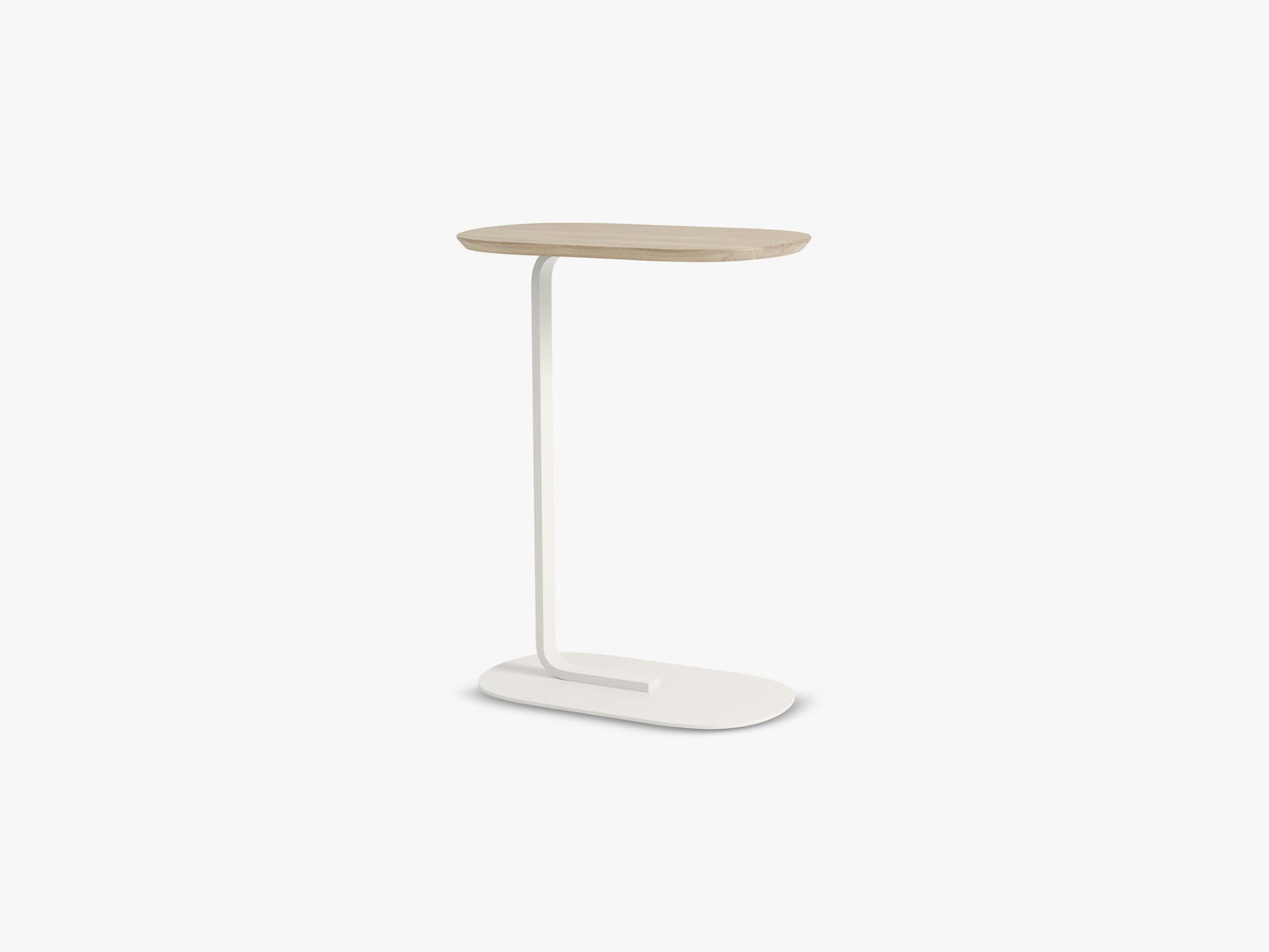 Relate Side Table H73,5, Oak/Off-White