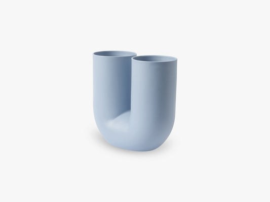 Kink Vase, Light Blue