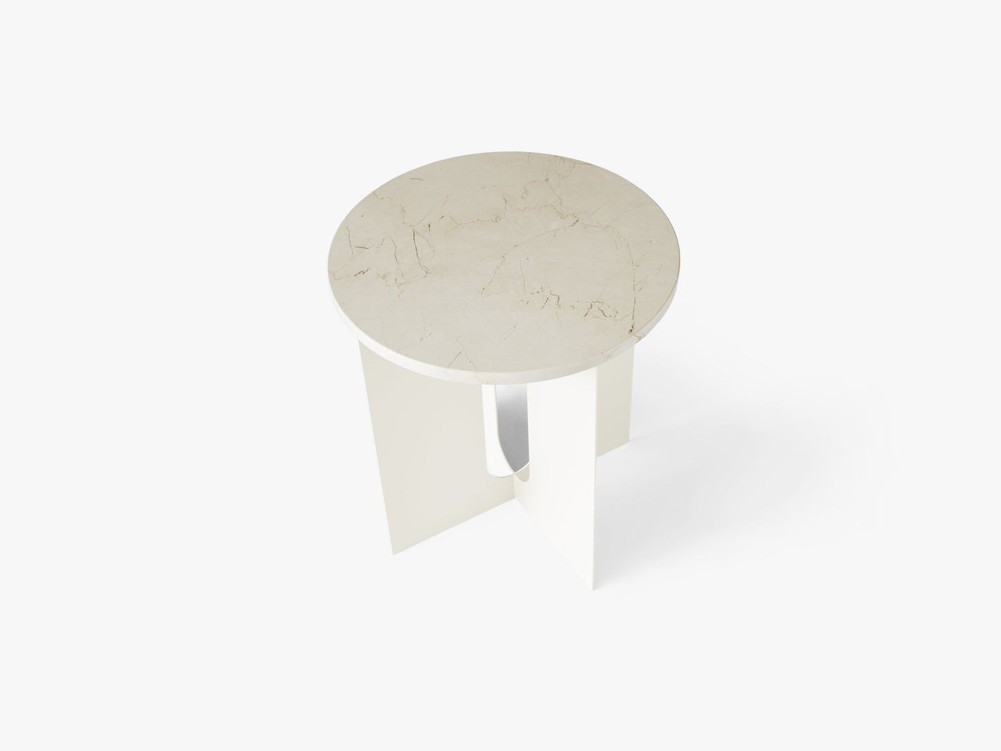Androgyne Table Top, Ivory Marble