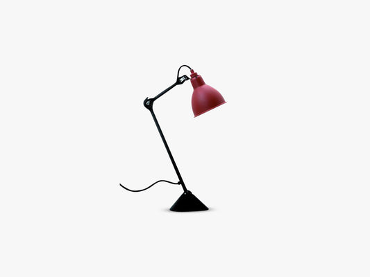 Lampe Gras N205, Mat Sort/Mat Rød