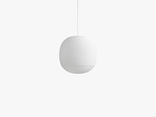 Lantern Pendant, Frosted White Opal Glass, Ø40