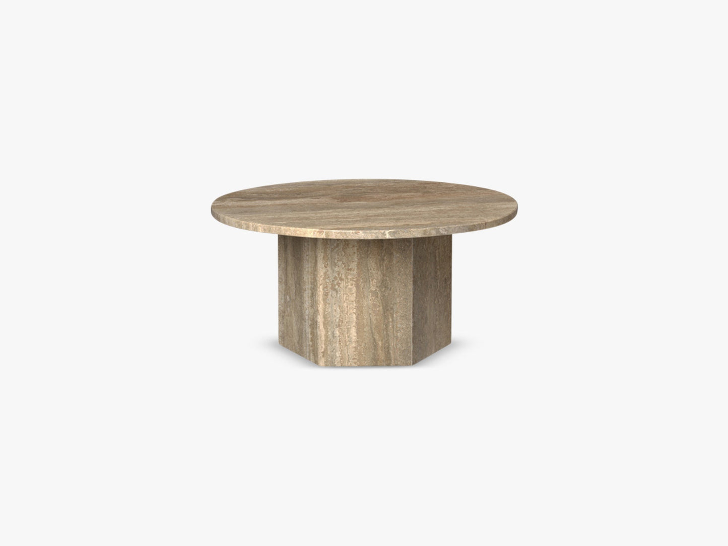 Epic Coffee Table Ø80, Warm Taupe