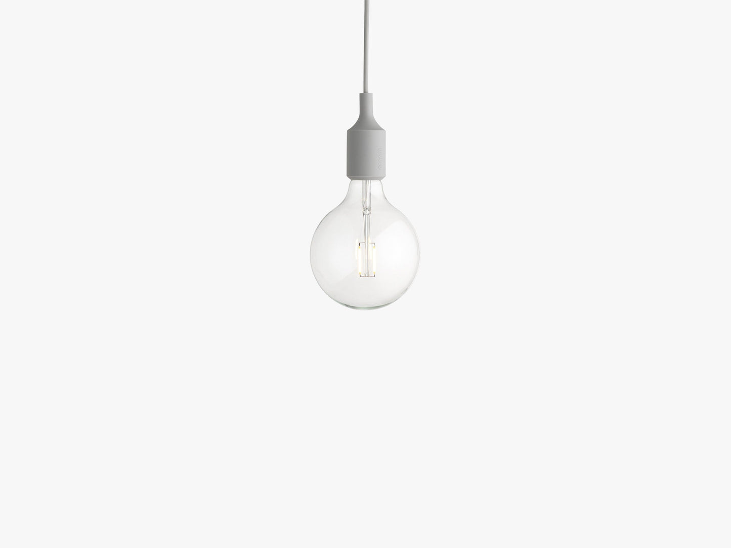 E27 Pendant Lamp, Light Grey