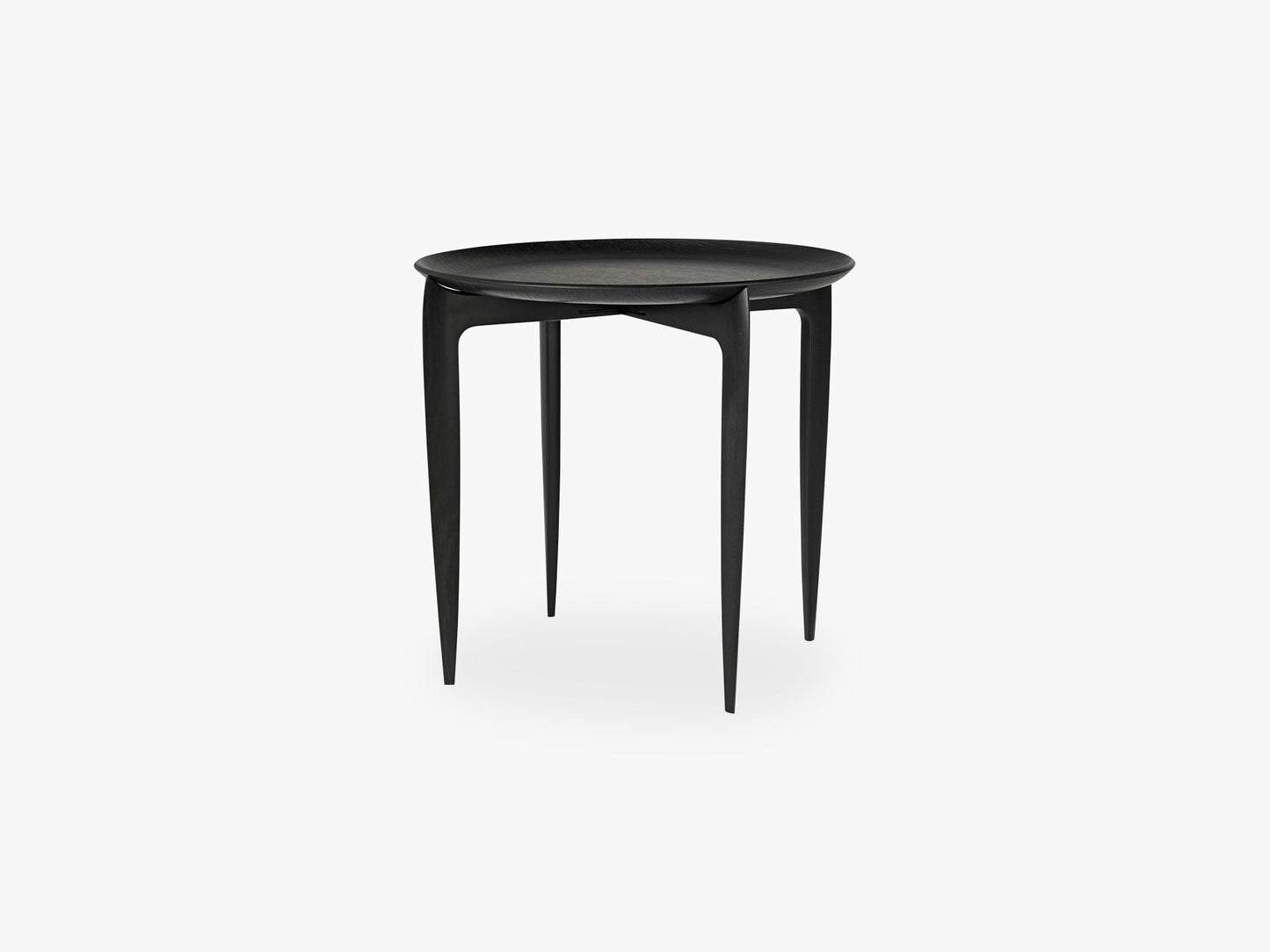 Foldable Tray Table, Black - Ø45