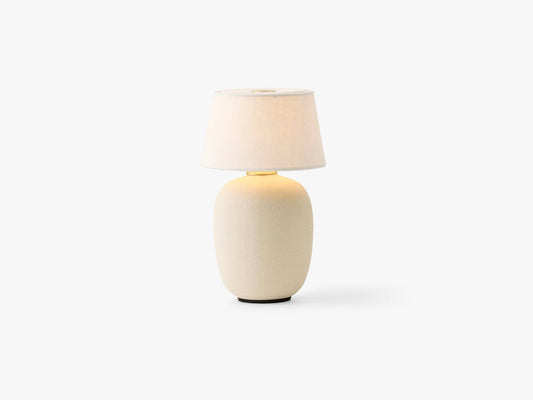 Torso Table Lamp - Portable, Sand